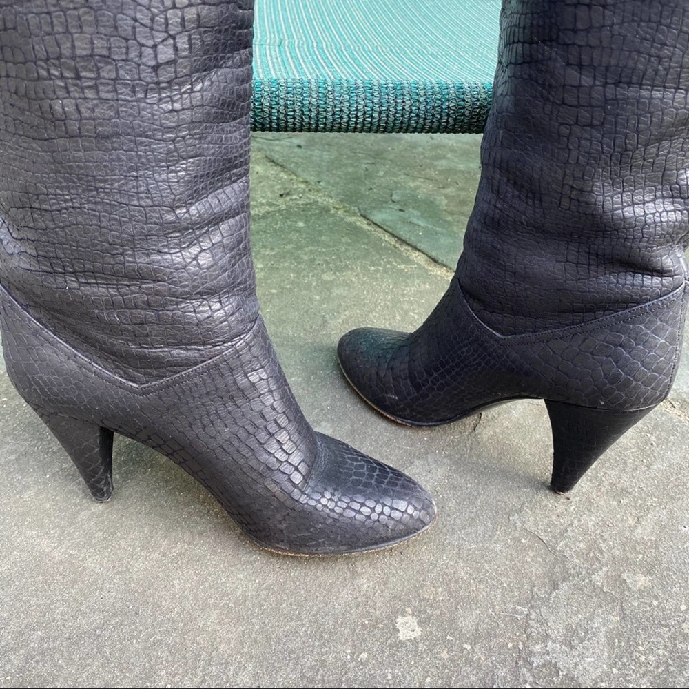 Adriano Fosi Tall Boots Made In Italy Size 8 View 3